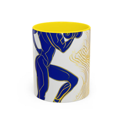 boostlete-iron-intent-scene-lunge-neon-line-art-0392 — Accent Mug 11/15oz