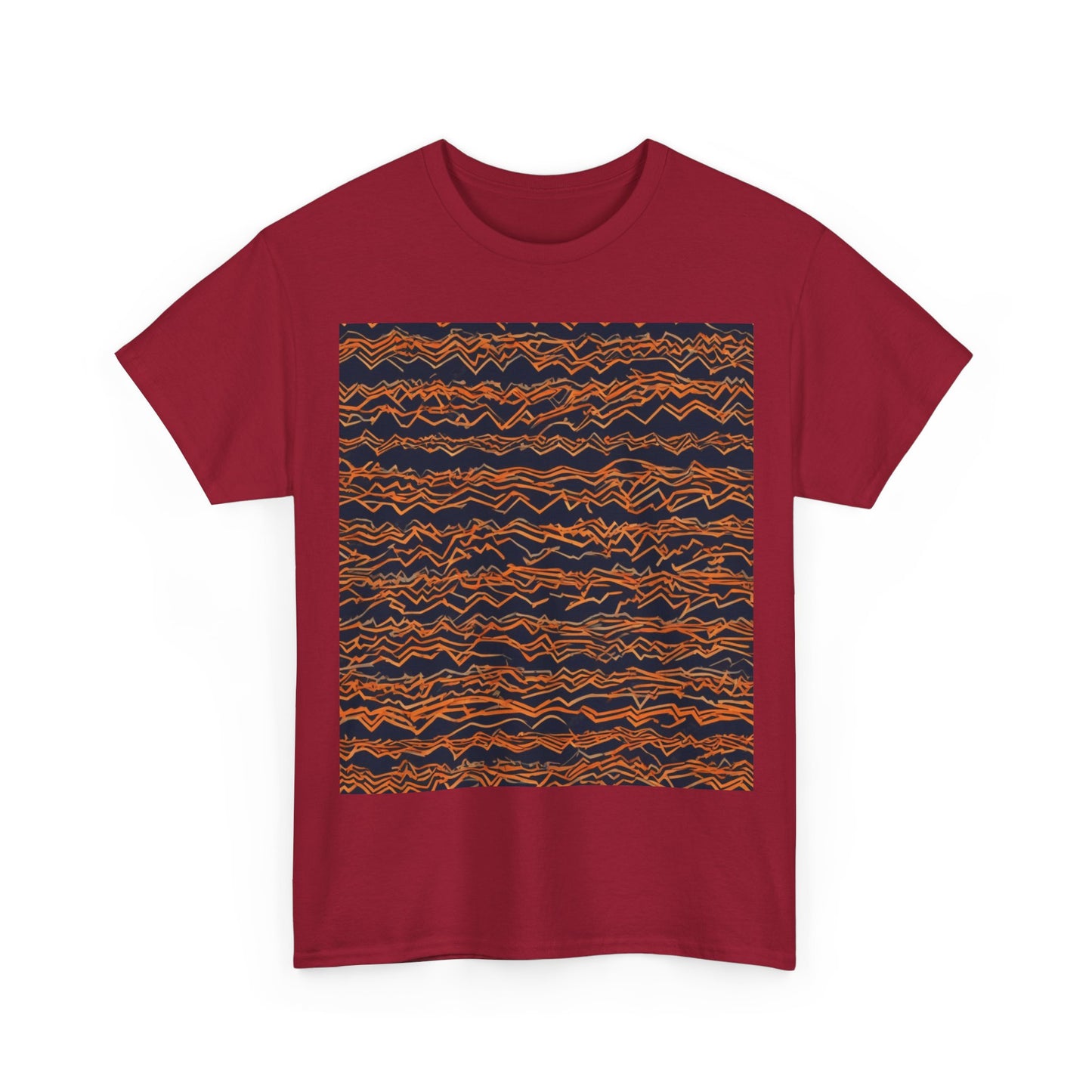 boostlete-field-day-pattern-ekg-bold-0135 — Unisex Heavy Cotton Tee (Gildan 5000)