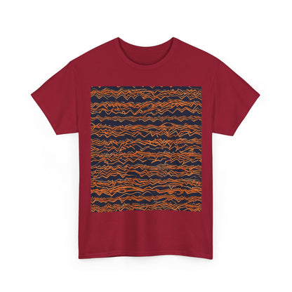 boostlete-field-day-pattern-ekg-bold-0135 — Unisex Heavy Cotton Tee (Gildan 5000)