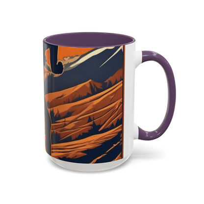 boostlete-iron-intent-scene-trail-3d-retro-0764 — Accent Mug 11/15oz