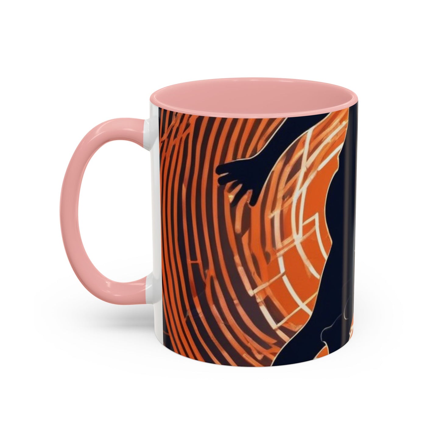 boostlete-iron-intent-scene-hurdler-neon-modern-0264 — Accent Mug 11oz/15oz