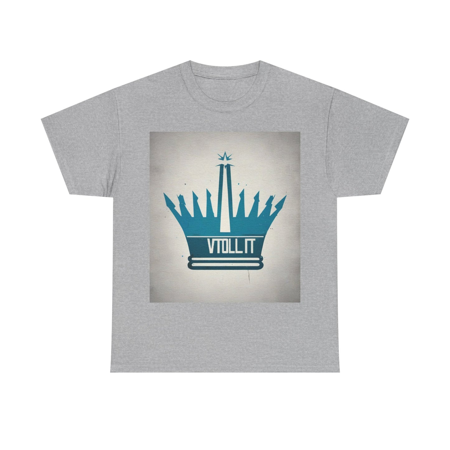 boostlete-am-crew-icon-crown-matte-industrial-0058 — Unisex Heavy Cotton Tee (Gildan 5000)