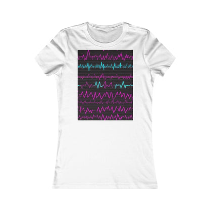 boostlete-boost-mode-pattern-ekg-modern-0111 — Women's Favorite Tee (B+C 6004)