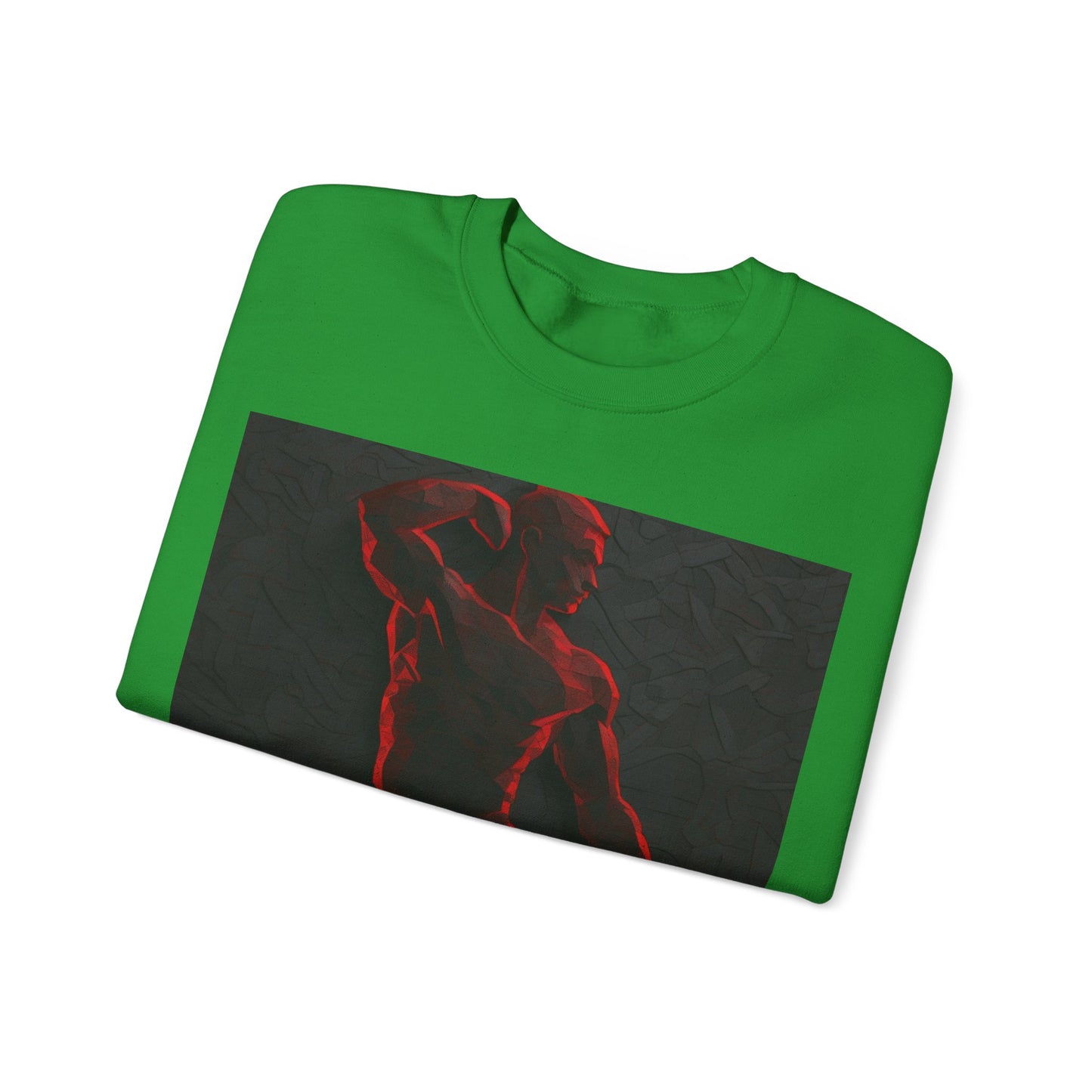 boostlete-rise-grind-scene-yogi-3d-isometric-0204 — Unisex Heavy Blend Crewneck Sweatshirt (Gildan)