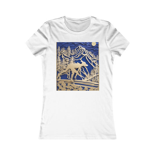 boostlete-recovery-progress-scene-trail-3d-paper-0176 — Women's Favorite Tee (B+C 6004)