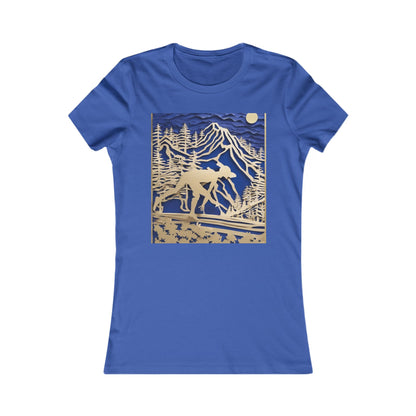 boostlete-recovery-progress-scene-trail-3d-paper-0176 — Women's Favorite Tee (B+C 6004)