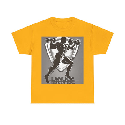 boostlete-mile-by-mile-scene-lunge-3d-athletic-0020 — Unisex Heavy Cotton Tee (Gildan 5000)