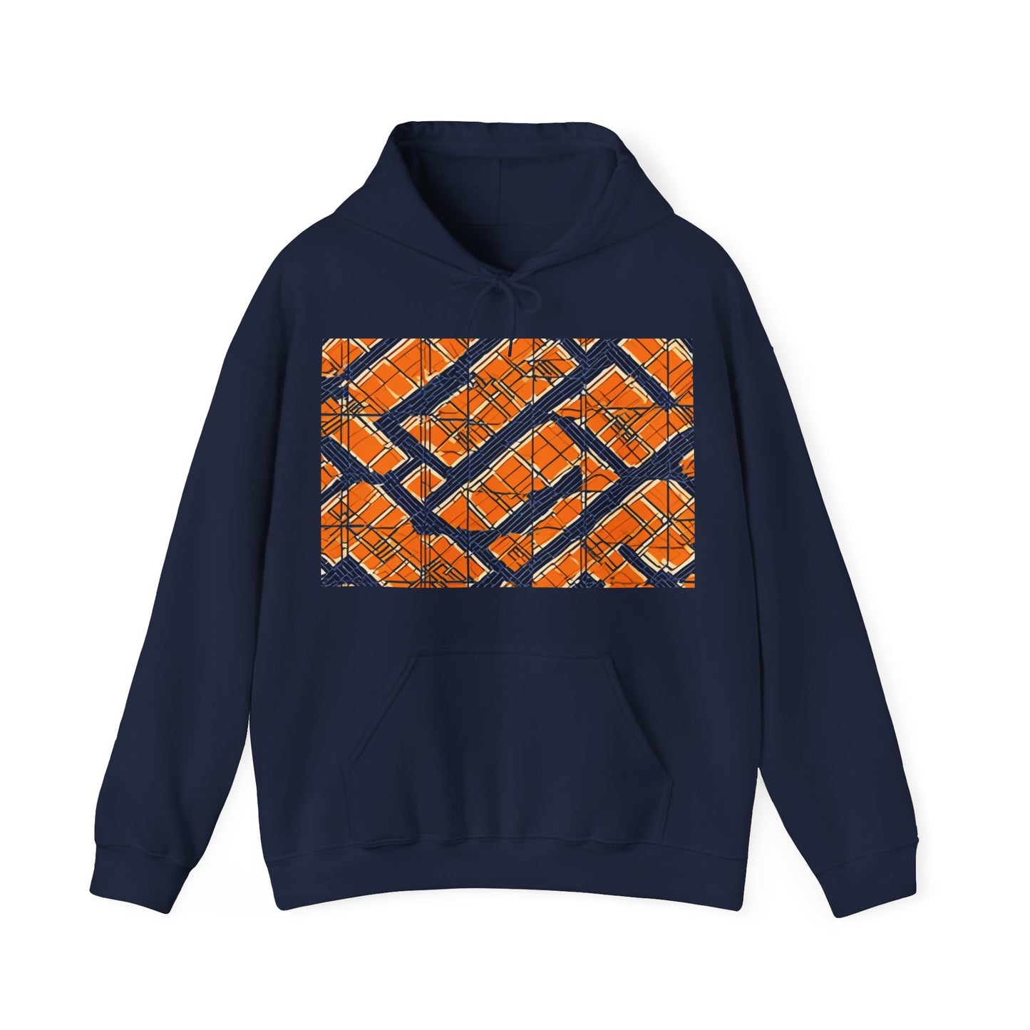 boostlete-boost-mode-pattern-plate-number-monoline-0571 — Unisex Heavy Blend Hoodie (G18500)