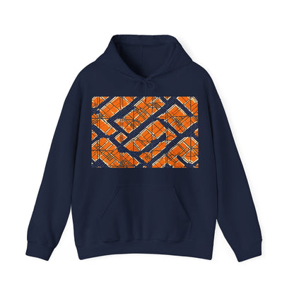 boostlete-boost-mode-pattern-plate-number-monoline-0571 — Unisex Heavy Blend Hoodie (G18500)