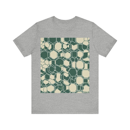 boostlete-iron-intent-pattern-hex-blueprint-0271 — Unisex Jersey Short Sleeve (B+C 3001)