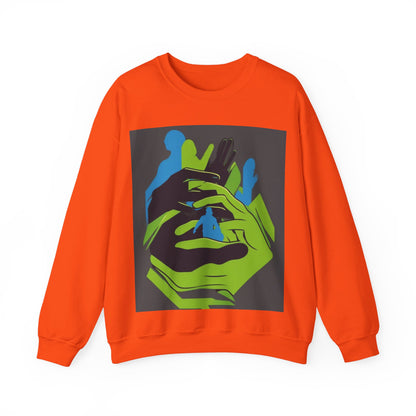 boostlete-mile-by-mile-scene-athlete-offset-modern-0824 — Unisex Heavy Blend Crewneck (G18000)