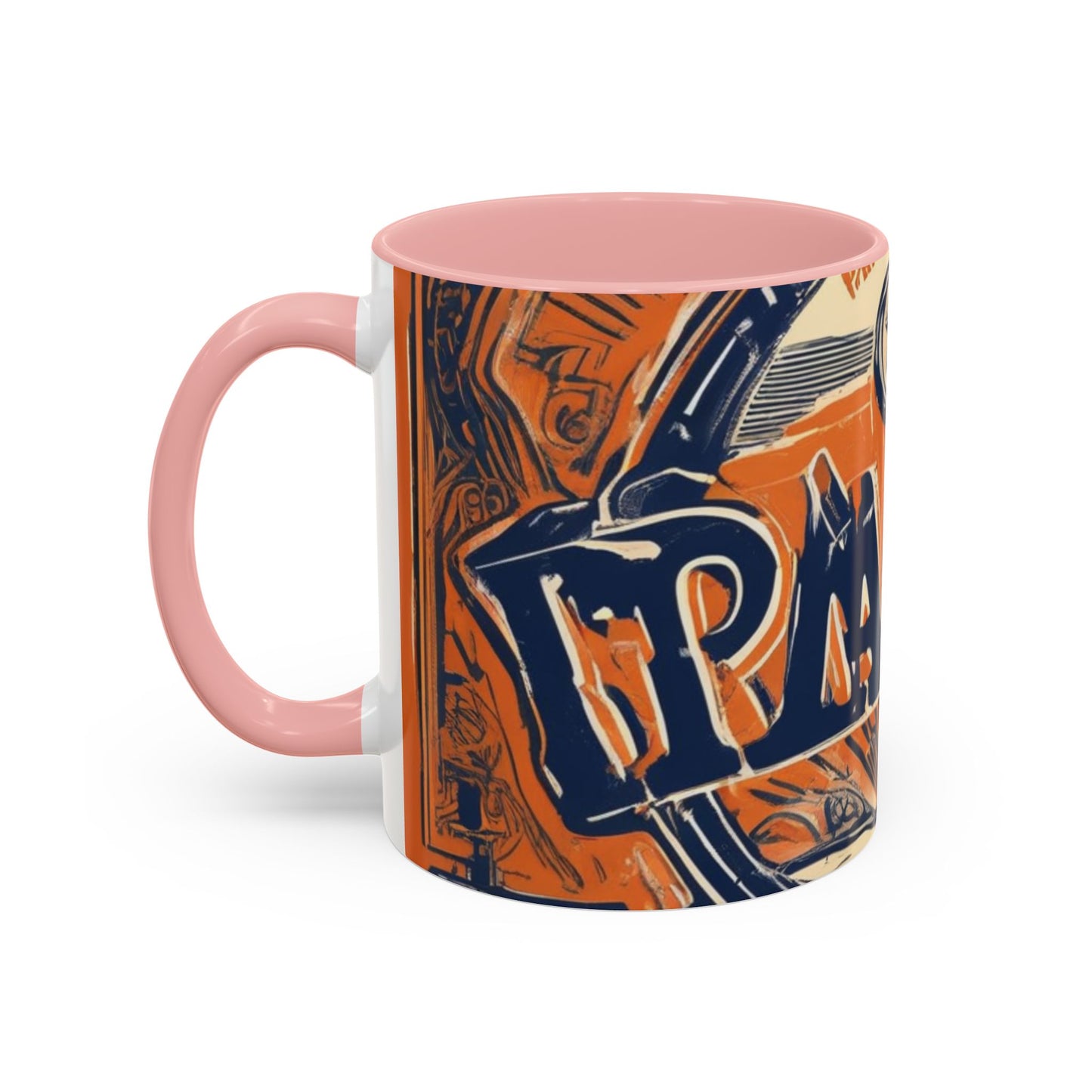 boostlete-am-crew-type-practice-makes-permanent-outline-over-solid-badge-0405 — Accent Mug 11/15oz