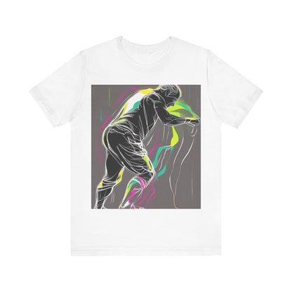 boostlete-iron-intent-scene-athlete-neon-monoline-0140 — Unisex Jersey Short Sleeve (B+C 3001)