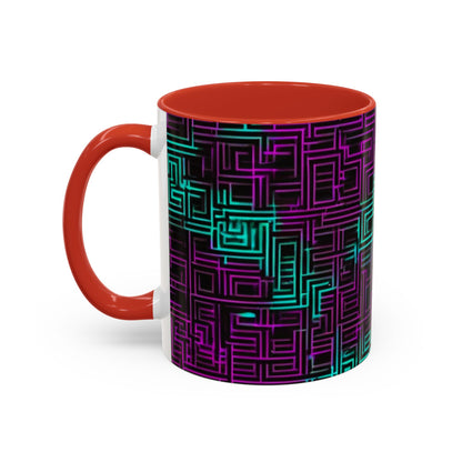 boostlete-boost-mode-pattern-plate-number-monoline-0079 — Accent Mug 11oz/15oz
