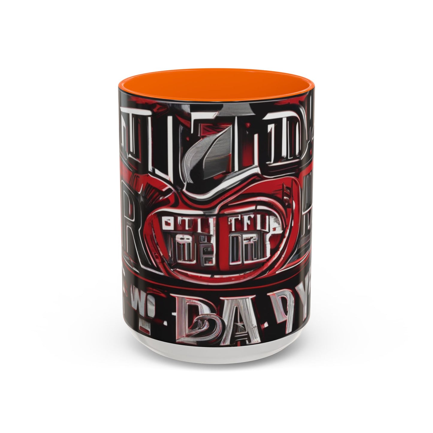 boostlete-boost-mode-type-win-the-day-outline-over-solid-monoline-0477 — Accent Mug 11/15oz