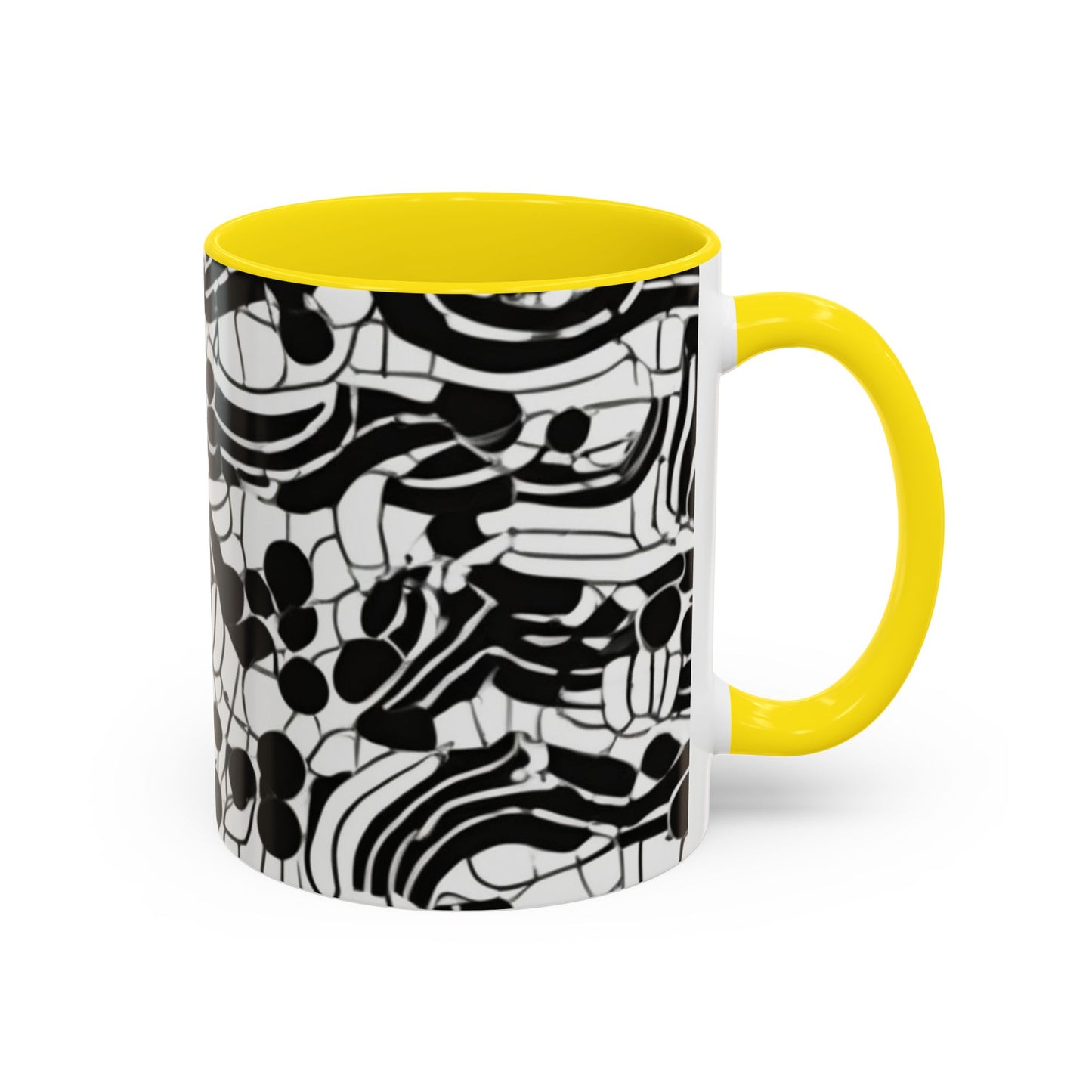 boostlete-rise-grind-pattern-dotted-line-art-0483 — Accent Mug 11/15oz