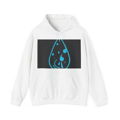 boostlete-iron-intent-icon-water-grainy-vector-0762 — Unisex Heavy Blend Hoodie (G18500)