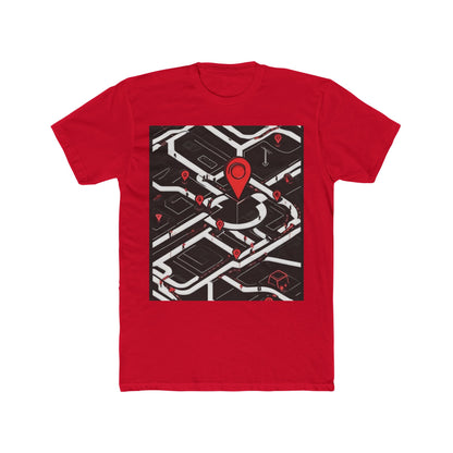 boostlete-am-crew-icon-map-matte-isometric-0094 — Unisex Cotton Crew Tee (NL 3600)