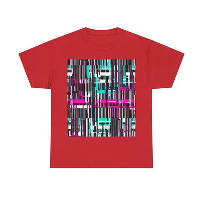 boostlete-am-crew-pattern-barcode-bold-0023 — Unisex Heavy Cotton Tee (Gildan 5000)