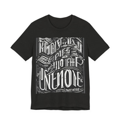 boostlete-mile-by-mile-type-one-more-split-line-art-0001 — Unisex Jersey Short Sleeve (B+C 3001)