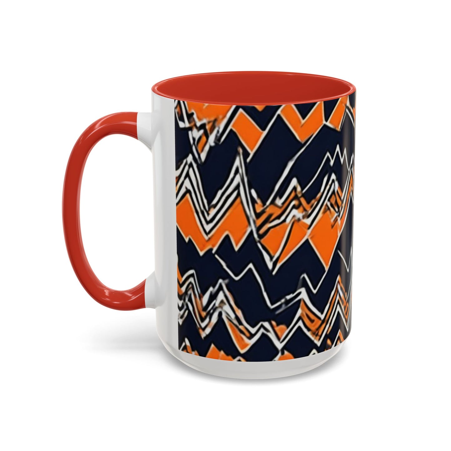 boostlete-headspace-pattern-ekg-industrial-0559 — Accent Mug 11/15oz