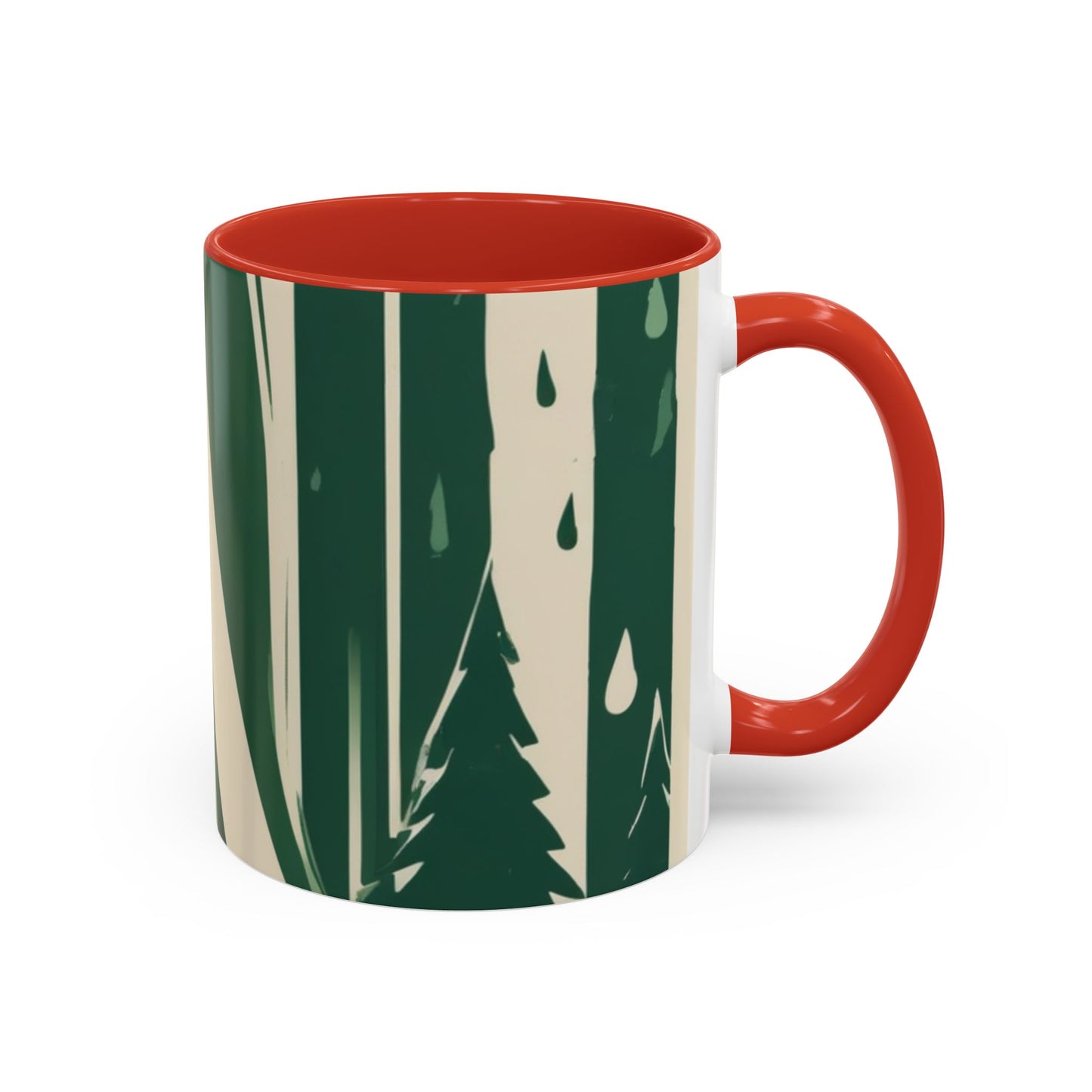 boostlete-quiet-power-icon-water-glitch-retro-0186 — Accent Mug 11oz/15oz