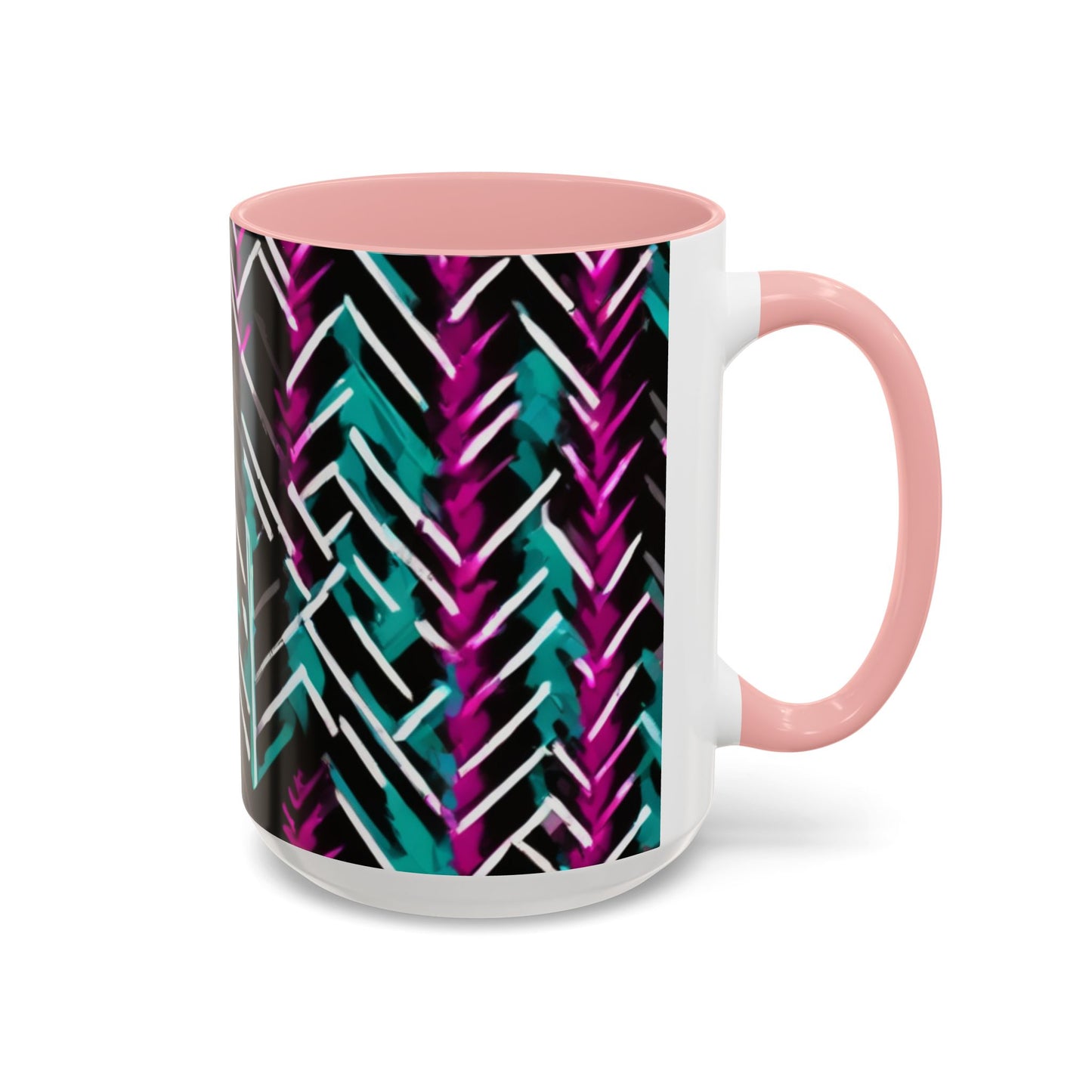boostlete-recovery-progress-pattern-chevron-retro-0243 — Accent Mug 11/15oz