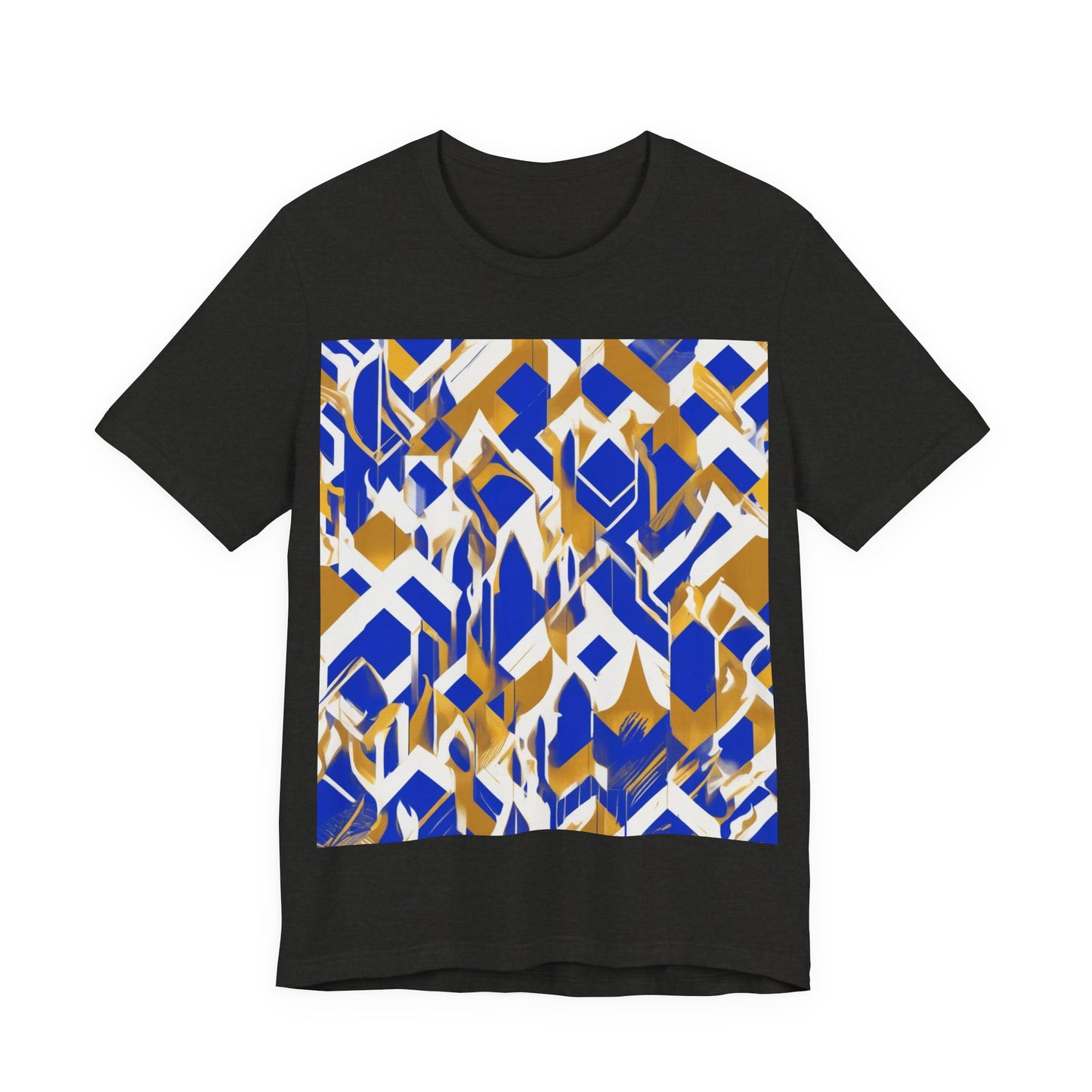 boostlete-field-day-icon-flame-glitch-geometric-0090 — Unisex Jersey Short Sleeve (B+C 3001)