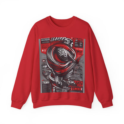 boostlete-field-day-type-chase-capacity-big-monoline-0813 — Unisex Heavy Blend Crewneck (G18000)