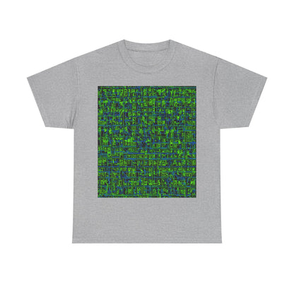 boostlete-mile-by-mile-pattern-plate-number-blueprint-0147 — Unisex Heavy Cotton Tee (Gildan 5000)