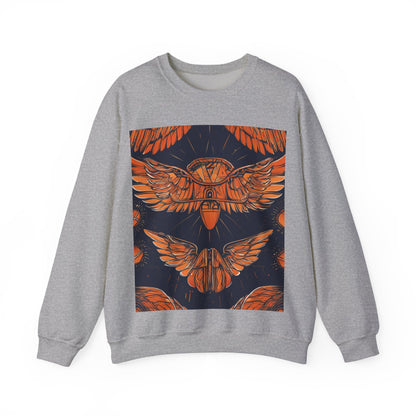 boostlete-field-day-icon-wings-soft-geometric-0298 — Unisex Heavy Blend Crewneck Sweatshirt (Gildan)