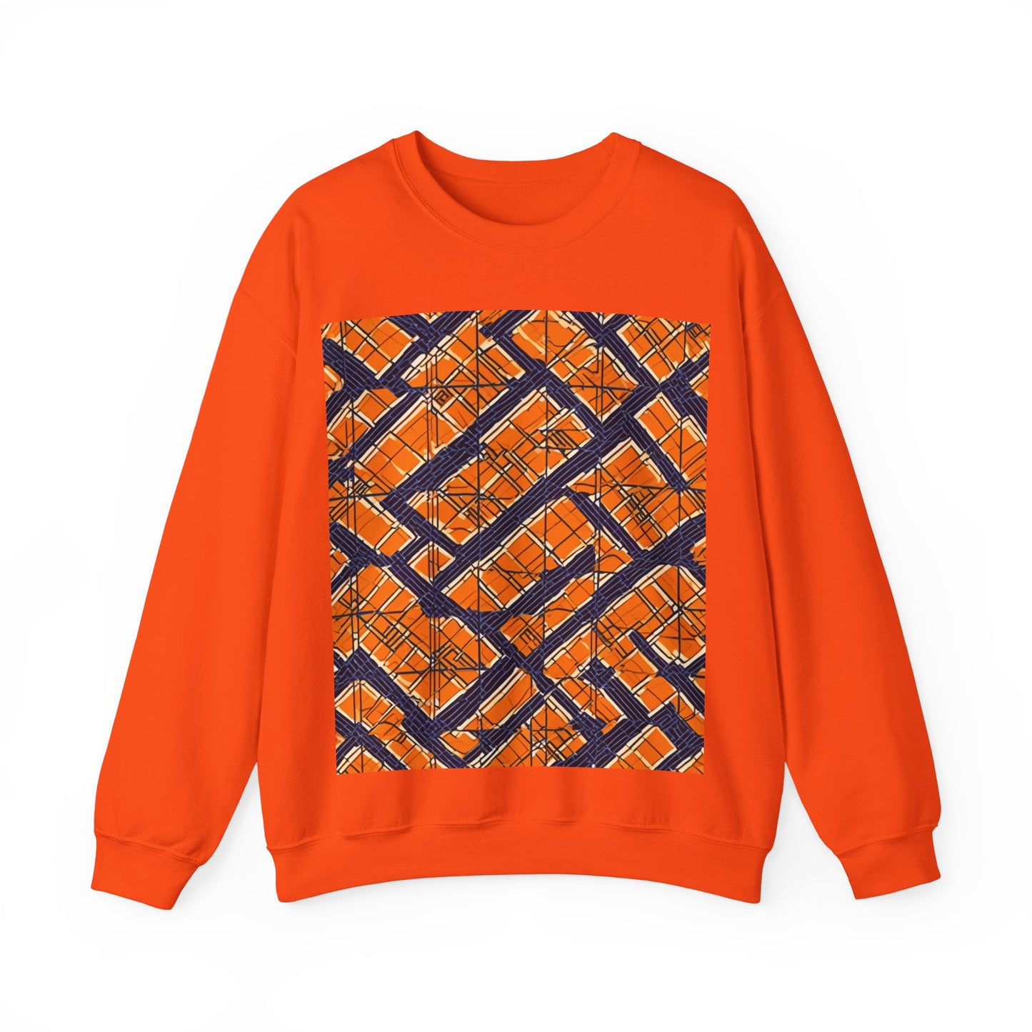 boostlete-boost-mode-pattern-plate-number-monoline-0571 — Unisex Heavy Blend Crewneck (G18000)
