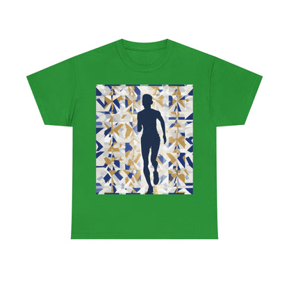 boostlete-recovery-progress-scene-marathoner-matte-geometric-0448 — Unisex Heavy Cotton Tee (Gildan 5000)