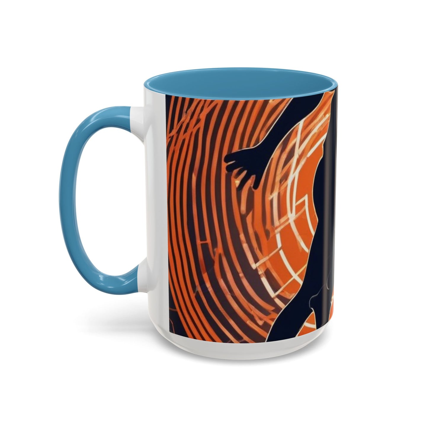 boostlete-iron-intent-scene-hurdler-neon-modern-0264 — Accent Mug 11oz/15oz