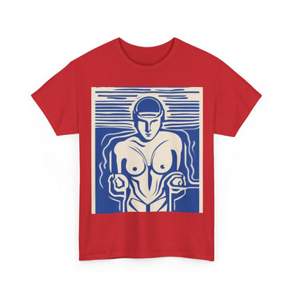 boostlete-boost-mode-icon-swimmer-motion-vector-0062 — Unisex Heavy Cotton Tee (Gildan 5000)