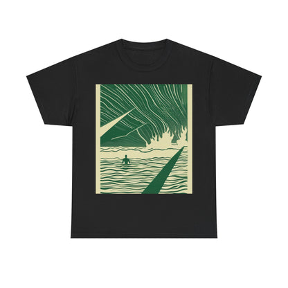 boostlete-mile-by-mile-icon-swimmer-motion-isometric-0078 — Unisex Heavy Cotton Tee (Gildan 5000)
