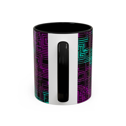 boostlete-boost-mode-pattern-plate-number-monoline-0079 — Accent Mug 11oz/15oz