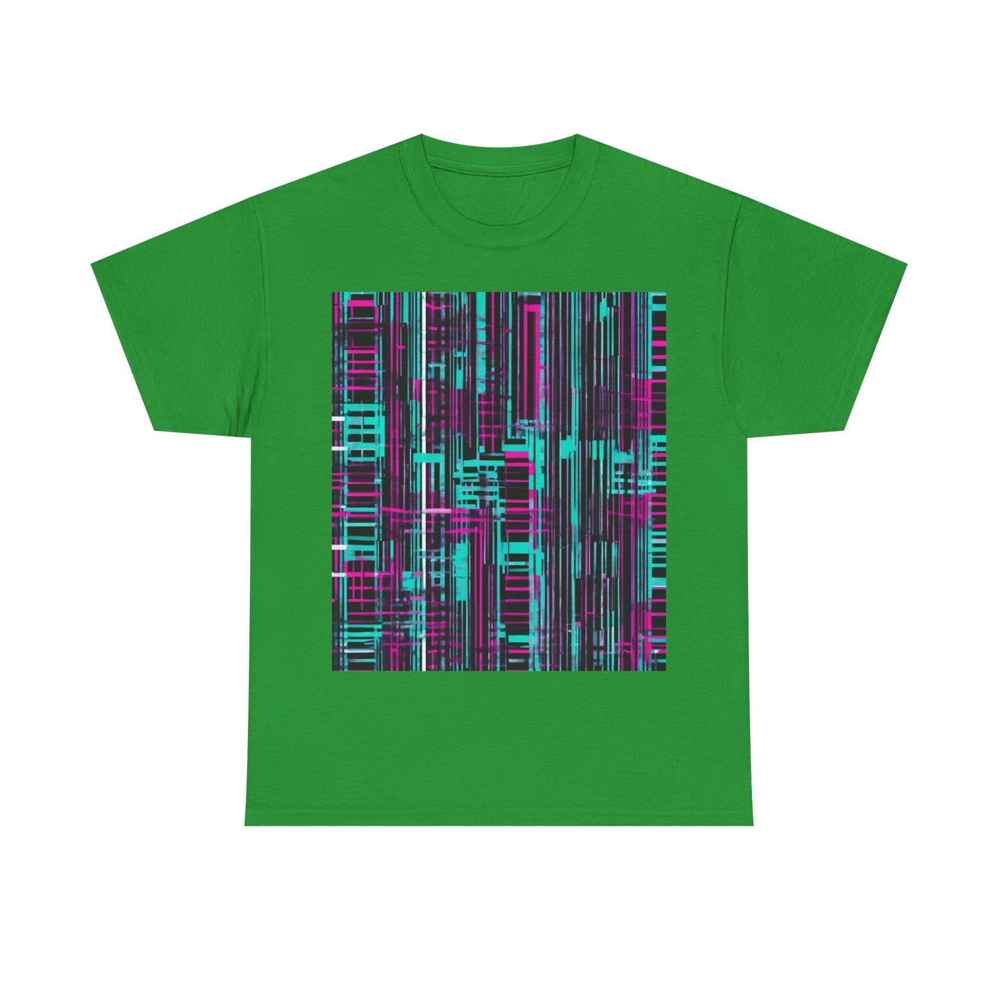 boostlete-field-day-pattern-barcode-retro-0275 — Unisex Heavy Cotton Tee (Gildan 5000)