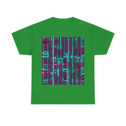 boostlete-field-day-pattern-barcode-retro-0275 — Unisex Heavy Cotton Tee (Gildan 5000)