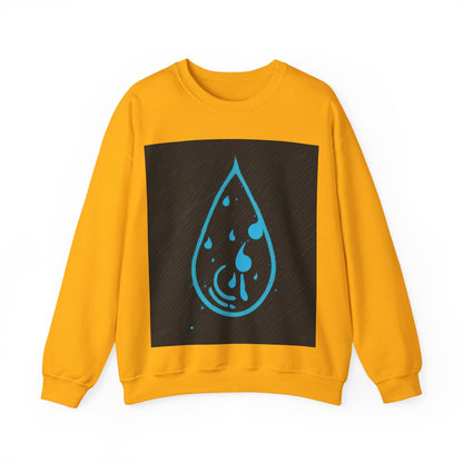 boostlete-iron-intent-icon-water-grainy-vector-0762 — Unisex Heavy Blend Crewneck (G18000)
