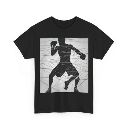 boostlete-mile-by-mile-scene-boxer-motion-geometric-0028 — Unisex Heavy Cotton Tee (Gildan 5000)