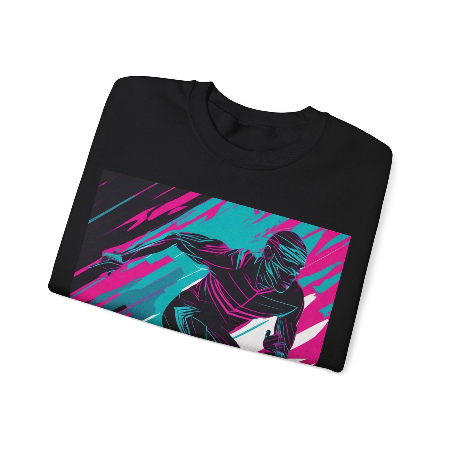 boostlete-mile-by-mile-scene-sprinter-motion-modern-0828 — Unisex Heavy Blend Crewneck (G18000)