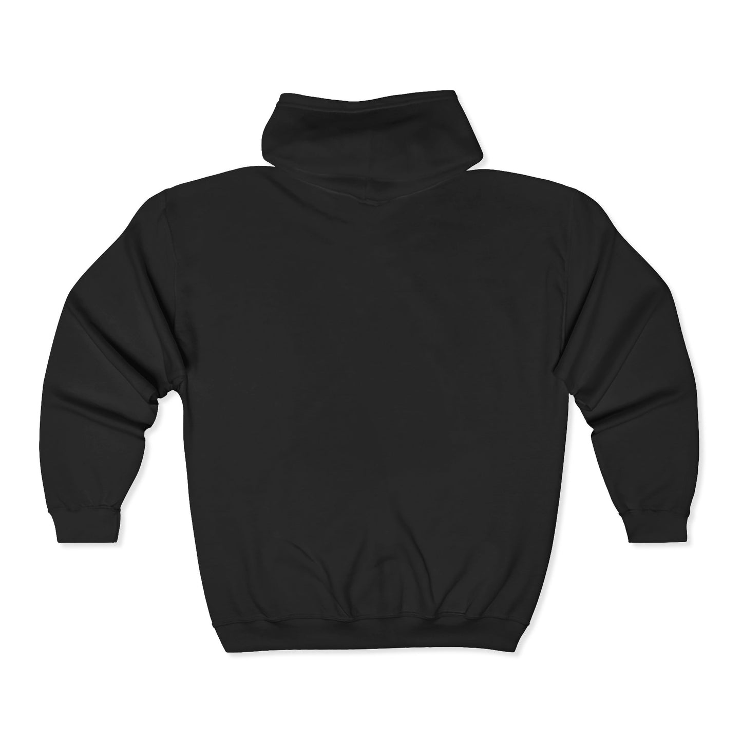 boostlete-am-crew-icon-crown-grainy-monoline-0022 — Unisex Heavy Blend Full-Zip Hooded Sweatshirt