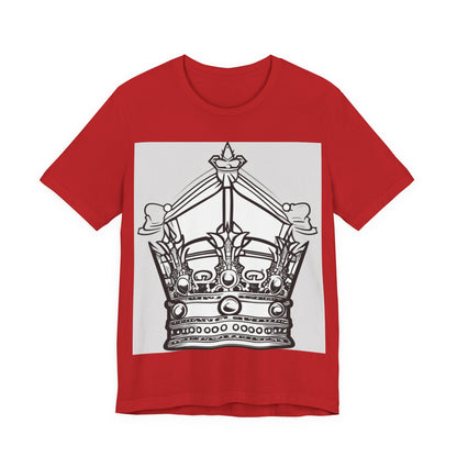 boostlete-quiet-power-icon-crown-outline-badge-0130 — Unisex Jersey Short Sleeve (B+C 3001)