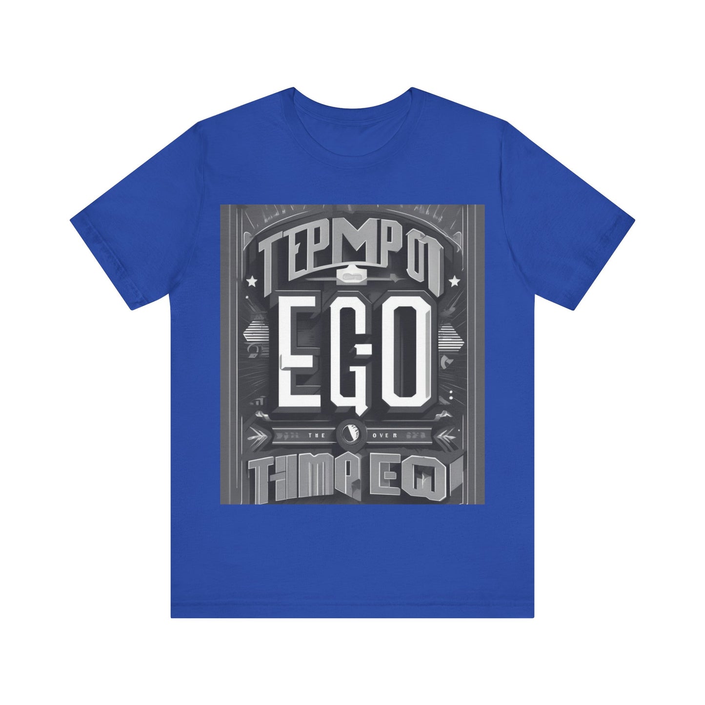 boostlete-mile-by-mile-type-tempo-over-ego-banner-modern-0093 — Unisex Jersey Short Sleeve (B+C 3001)