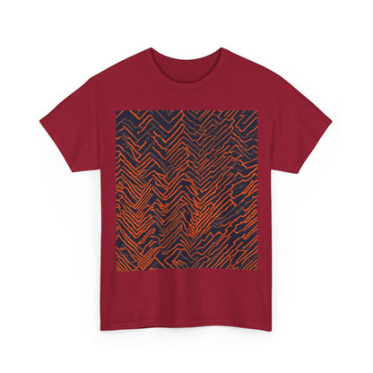 boostlete-field-day-pattern-ekg-modern-0087 — Unisex Heavy Cotton Tee (Gildan 5000)
