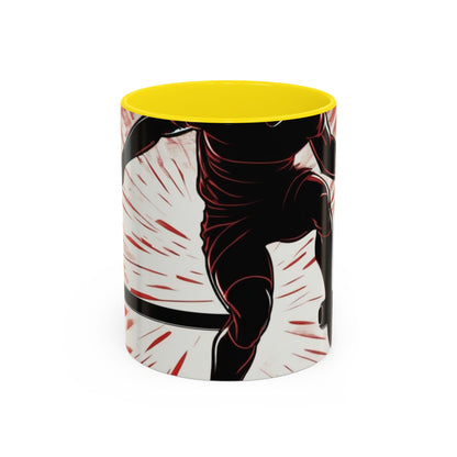 boostlete-recovery-progress-scene-hurdler-halftone-engraved-0212 — Accent Mug 11oz/15oz