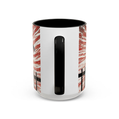 boostlete-recovery-progress-scene-hurdler-halftone-engraved-0212 — Accent Mug 11oz/15oz