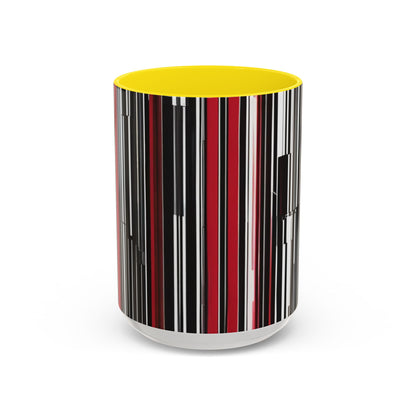 boostlete-am-crew-pattern-barcode-athletic-0911 — Accent Mug 11/15oz