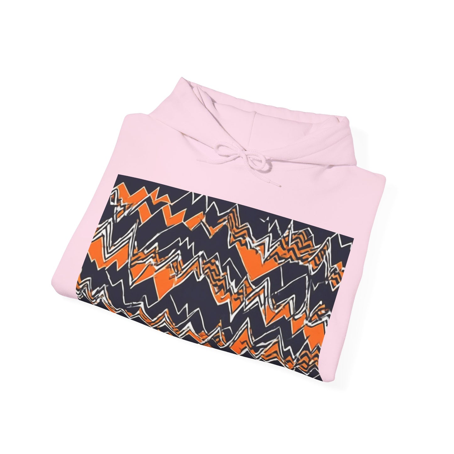 boostlete-headspace-pattern-ekg-industrial-0559 — Unisex Heavy Blend Hoodie (G18500)